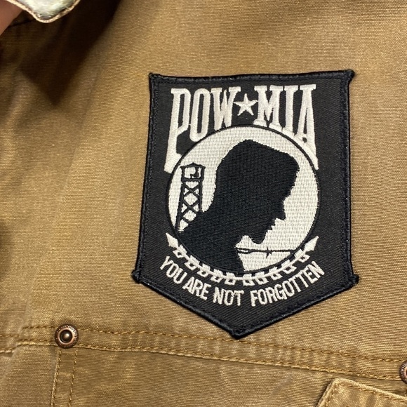 Kakadu Cotton Canvas Brown Conceal Carry Vietnam Veterans Of America Vest XL - Picture 6 of 12